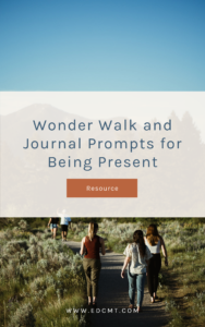 Wonder Walk and Journal Prompts Title Page